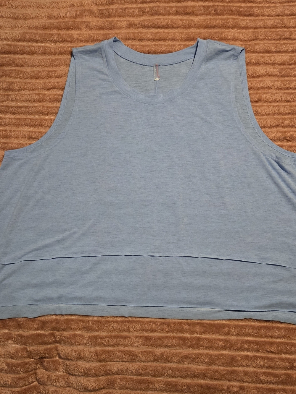 Buy 2 Get 1 Free!!    FP Movement by Free People Light Blue Relaxed Tank
